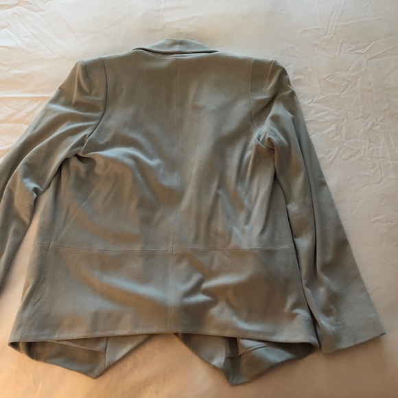 Rebecca Minkoff SUEDE Becky Long Tuxedo Jacket - 8 - Picture 3 of 4